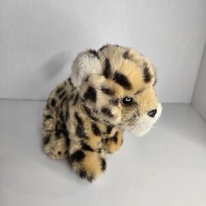 Born in Africa Small Plush Cheetah Cub Stuffed Animal Beanbag Leopard Cat